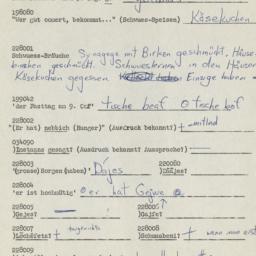 Western questionnaire, answ...