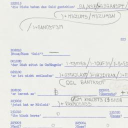Western questionnaire, answ...