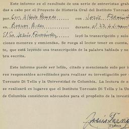 Reminiscences of Jesús Fer...