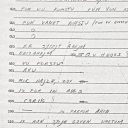 Eastern questionnaire, answ...