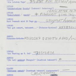 Western questionnaire, answ...