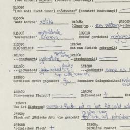 Western questionnaire, answ...