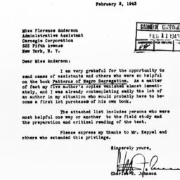 Letter from Charles S. John...