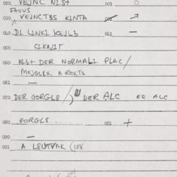 Eastern questionnaire, answ...