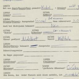 Western questionnaire, answ...
