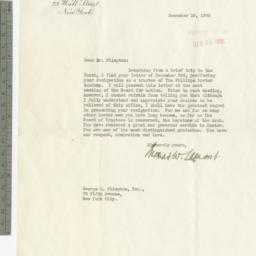 Letter to George Arthur Pli...