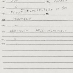 Eastern questionnaire, answ...