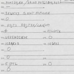 Eastern questionnaire, answ...