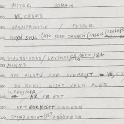 Eastern questionnaire, answ...