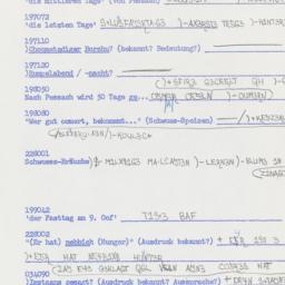Western questionnaire, answ...