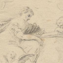 Female Figure with Putti in...