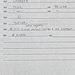 Eastern questionnaire, answ...