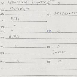 Eastern questionnaire, answ...