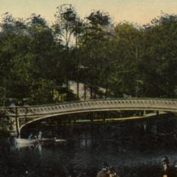 Bridge in Central Park, New...