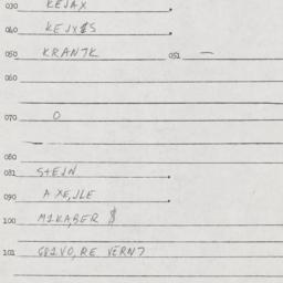 Eastern questionnaire, answ...