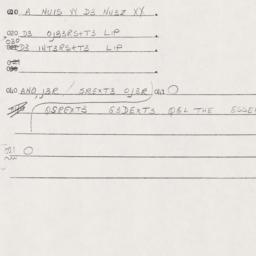 Eastern questionnaire, answ...