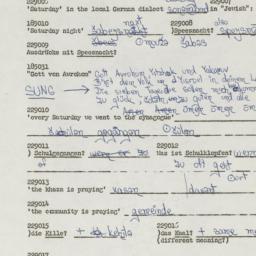 Western questionnaire, answ...