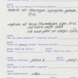 Western questionnaire, answ...