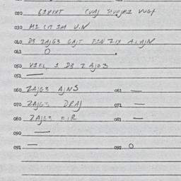Eastern questionnaire, answ...