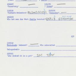 Western questionnaire, answ...