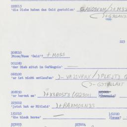 Western questionnaire, answ...