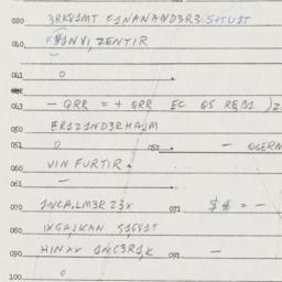 Eastern questionnaire, answ...