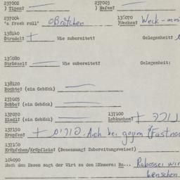 Western questionnaire, answ...