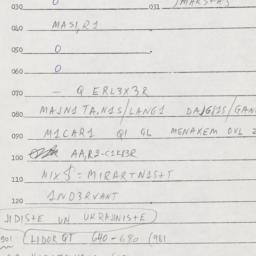 Eastern questionnaire, answ...