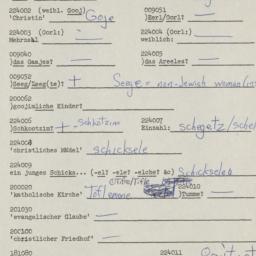 Western questionnaire, answ...