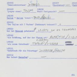 Western questionnaire, answ...