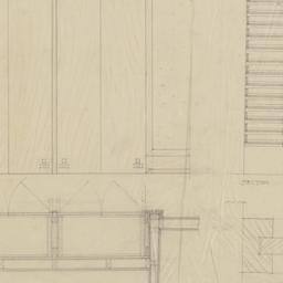 Linen cabinet elevation, se...