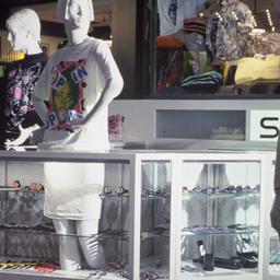 Interior view, counter disp...