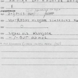 Eastern questionnaire, answ...