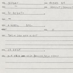 Eastern questionnaire, answ...