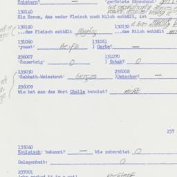 Western questionnaire, answ...