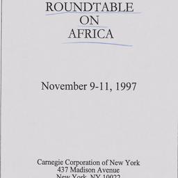 Roundtable on Africa (Confe...