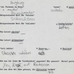Western questionnaire, answ...