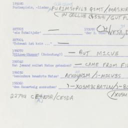 Western questionnaire, answ...