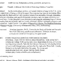 Announcements, 2002-04-03. ...
