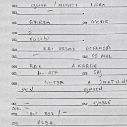 Eastern questionnaire, answ...