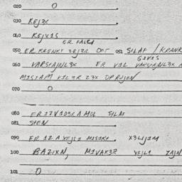 Eastern questionnaire, answ...