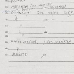 Eastern questionnaire, answ...