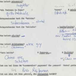 Western questionnaire, answ...