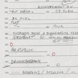 Eastern questionnaire, answ...