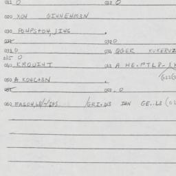 Eastern questionnaire, answ...