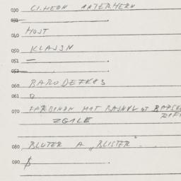 Eastern questionnaire, answ...