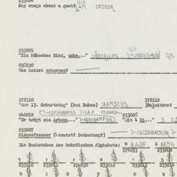 Western questionnaire, answ...