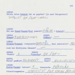 Western questionnaire, answ...