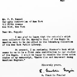 Letter from E. Franklin Fra...