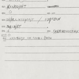Eastern questionnaire, answ...